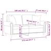 Vidaxl 2-Osobowa Sofa Z Poduszkami, Jasnoszara, 140 Cm, Aksamit
