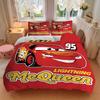 3Pcs Mcqueen Race Ready Bedding Sets For All Sizes New 3D Printed Bed Cover Comforter Duvet Cover Pillowcase Bedroom Decoration