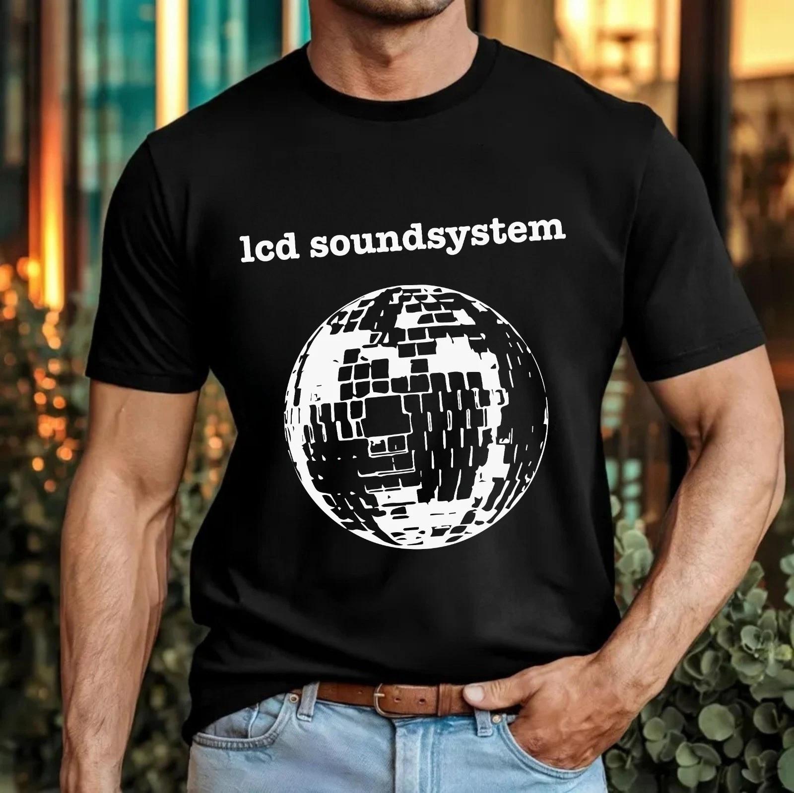 LCD Soundsystem Disco Ball T-T-Shirt Retro Indie Dance Punk Music Band Gift Top 2XL