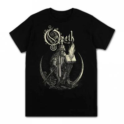 T-shirt Vintage Opeth pour Hommes Femmes 100% Coton Coupe Ample Manches Courtes avec L Officiel
