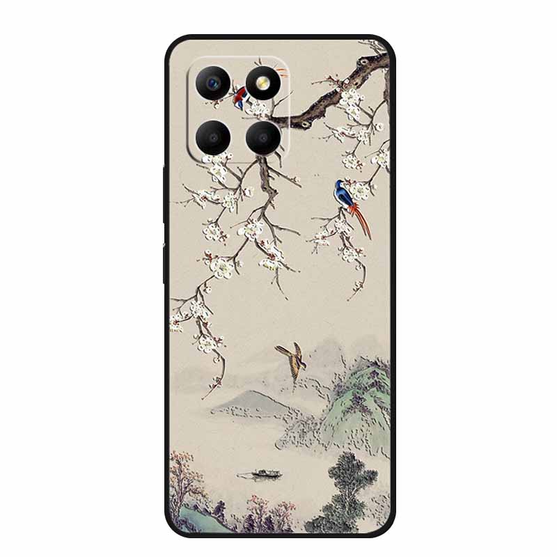 3D Emboss Case For Honor 200 Smart X6c X6b X8c X8b X7c X5b Plus Play 9A Phone Case X 6c 9 A Coque Black Silicone Soft Back Cover