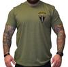 Maglietta con Logo Ranger dell'Esercito USA RSLC 100% Cotone Girocollo Estiva Manica Corta Casual Unisex Taglia S3XL