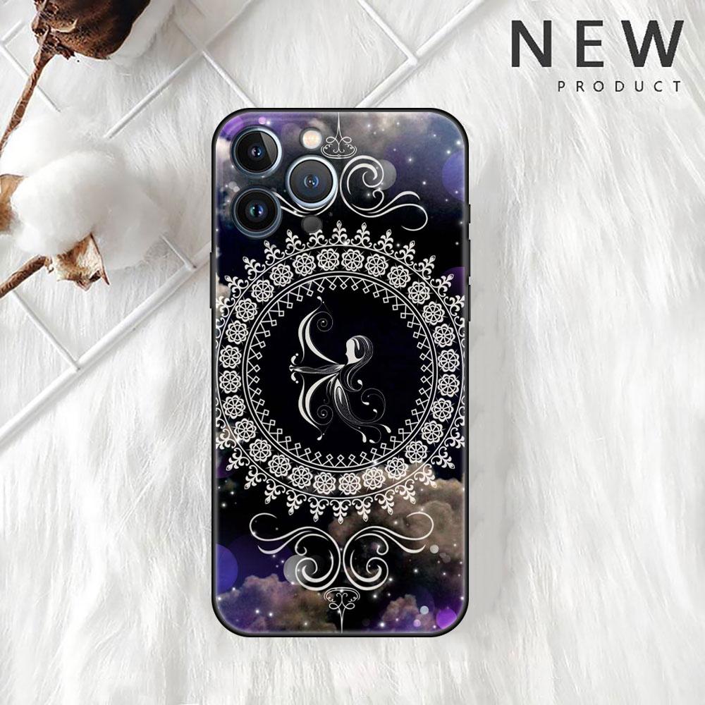 

Чехол «Мандала 12 созвездий» для Apple iPhone 14 Pro Max 13 11 12 Mini SE 7 8 Plus X XS 6 6S, силиконовый чехол для телефона, мягкий чехол iPhone 6 6S Plus