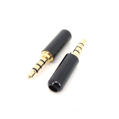 1/2/5buc 3.5mm conector audio masculin 4 poli 3.5 adaptor mufă mufă căști cablu de reparare căști fir de lipit bricolaj AUX