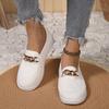 Fashion White Shoes Women Sneakers Fashion Solid Women Platform Flats Shoes Breathable Chunky Sneakers Comfortable Woman Shoes