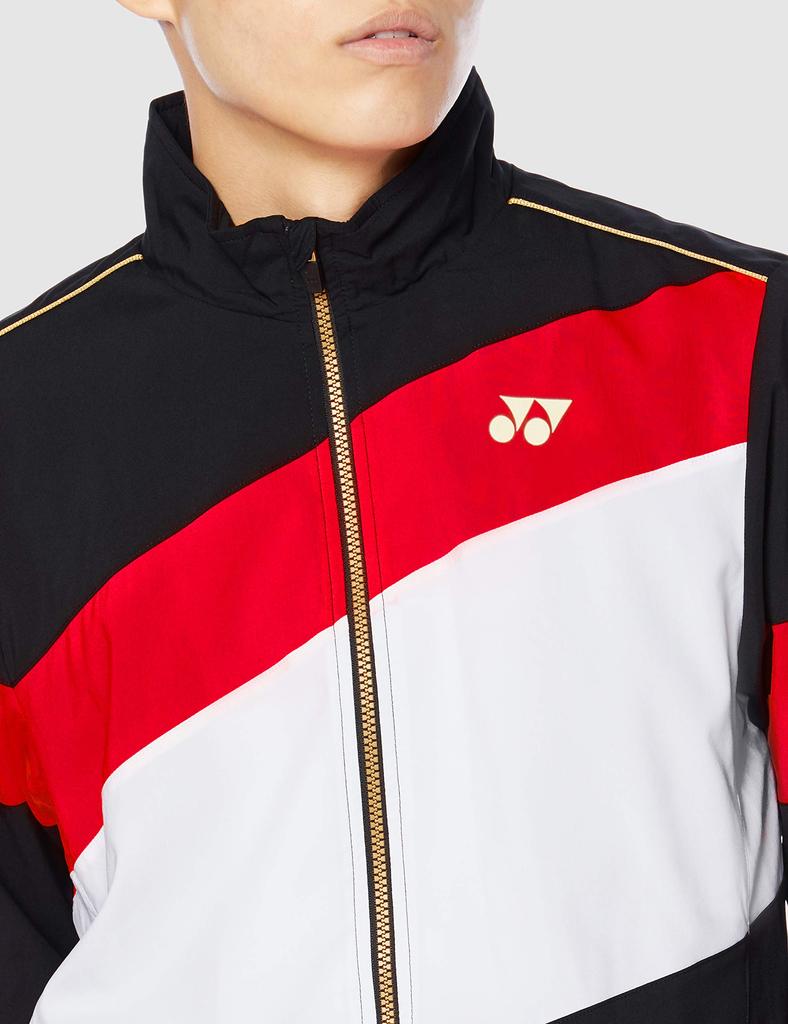 YONEX Langärmeliges gefüttertes Windwärmer-Shirt Sonnenuntergangsrot Japanische Größe Klein bis Japanische Größe (Passformstil) (496) (gleichwertig Klein)