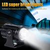 LED Motorcycle Headlights DC8V-80V 3000K/6000K Waterproof Two-color Fog Lamp Motorcycle Electric Car Modification Signal Light