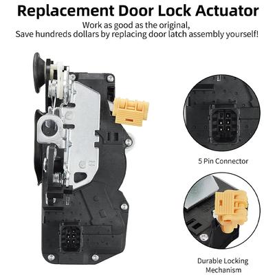 Rear Right Door Latch Lock Actuator Replace 20783860 20783862 25789216 931-109 for Avalanche Silverado Suburban 2007-2009