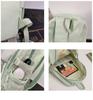 ZESU Korean Backpack for Women, School, Large Capacity, Suitable for High School Students, Commuters, Men, and Women, Outdoors, Business Bag, School