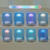 Creative Colorful Jellyfish Lamp Bluetooth-Compatible Speaker HiFi Stereo LED Jellyfish Light 1800mAh Floating Jellyfish Speaker