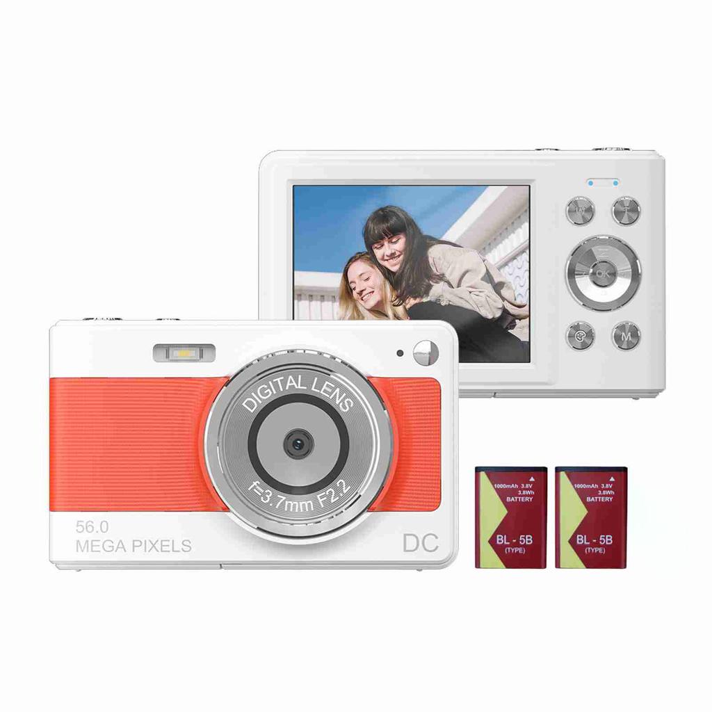 1080P Digital Camera Digital Video Camera Camcorder 56MP 2.88 Inch Screen 8X Digital Zoom AF Auto Focus Anti shake Face