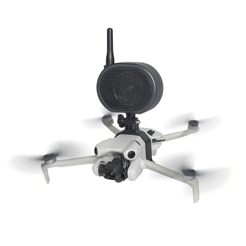 Portable Drones Speaker Portable Megaphone 2000M Long Distance Microphone for Mini 4 Drones Educational Accessories