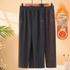 Women's High-Waist Fleece-Lined Straight-Leg Winter Pants