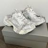3XL Bow Lace Thick-soled Half-drag Old Casual Shoes Dad Shoes Summer Breathable Bag Head