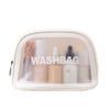 ECARLA - WASCHTÄSCHCHEN faltbare Kosmetiktasche, weiß