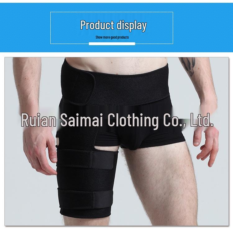 Breathable Leggings with Anti-Strain Hip & Thigh Support and Groin Strap 