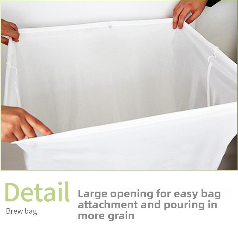 Nylon Straining Bag Fine Mesh Food Strainer Filter Bags for Nut Milk Wine Cider Apple Grape Green Juice Cold Brew Home Brewing