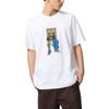 Uniqlo × Doraemon SS25 Mona Lisa Pattern Letter Print Casual Crew Neck Short Sleeve T-Shirt Unisex Tops White 474457-00