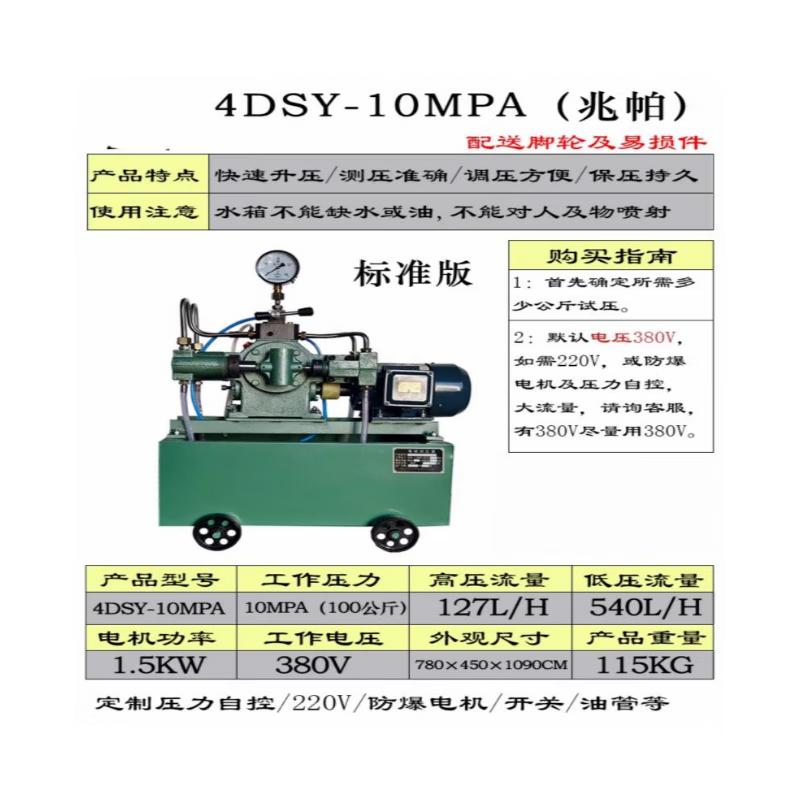 

High-Pressure Electric Pressure Testing Pump CN plug (adapter included)