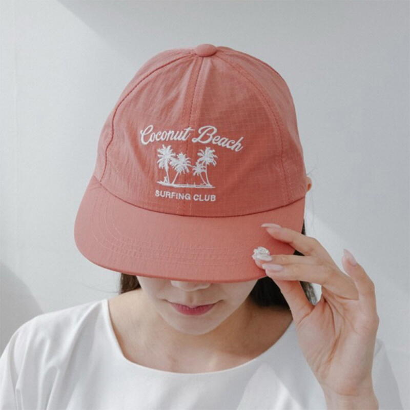 Women's and Men's Summer Vacation Hat Palm Tree Lettering Ball Cap