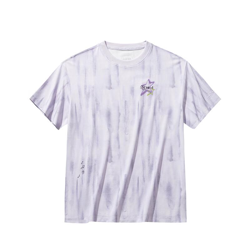 ANTA Women s Tie-Dye Printed Loose Short Sleeve T-Shirt 165/M