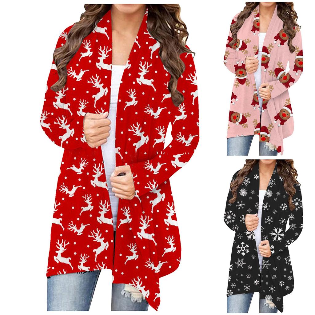 Women's Cape Style Oversized Coat European And American Christmas Windbreaker Women