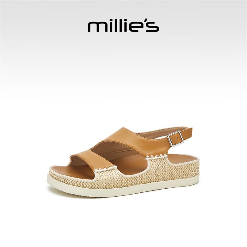 Millies Woven Open-Toe Sandals for Women 36