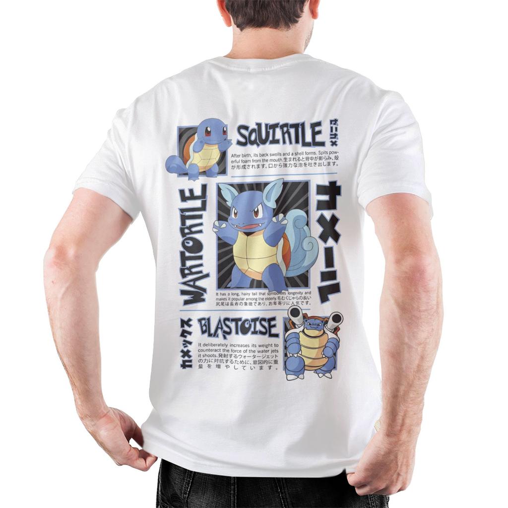 Camiseta Charizard Pokemonizado Masculina Feminina 100% Algodão Roupa Lazer Manga Curta Gola Redonda Camisetas de Verão
