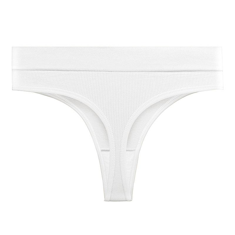 

Женские сексуальные хлопковые стринги, однотонные женские трусики в полоску с низкой талией, дышащие стринги, мягкое нижнее белье, женское нижнее белье M