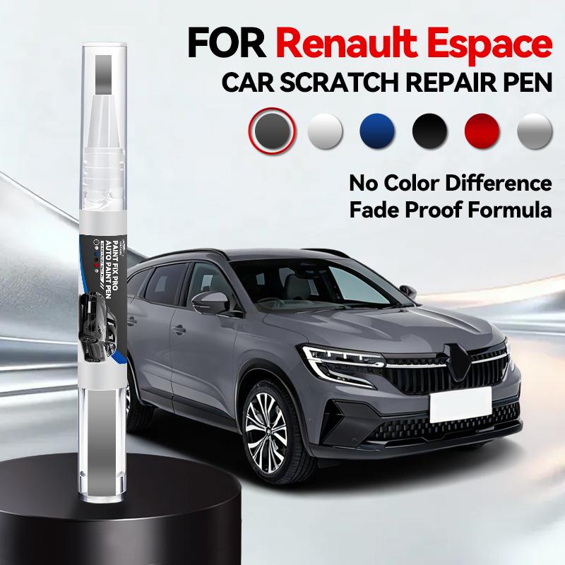 Für Renault Espace Autolack Reparaturstift Ausbesserungsstift Kratzerentferner DIY Autozubehör Perlmuttweiß QXA Sternengrau GNE Braun
