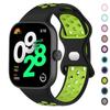 Klassisches atmungsaktives Silikonarmband für Redmi Watch 4 für Xiaomi Band 8 Pro Ersatzarmband Weiches TPU Watch4 Uhrenarmband Armband
