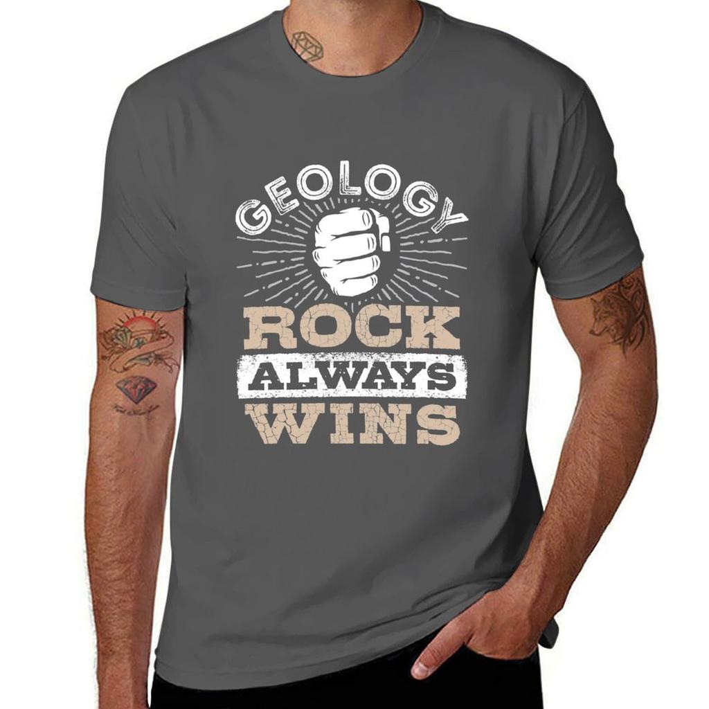 Geologie Kámen Vždy Vyhrává Vtipné Geologické Tričko rychleschnoucí zakázkové vintage tričko pánské