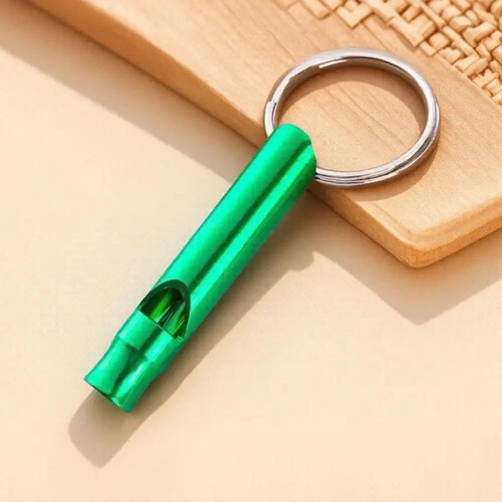 

Алюминиевый сплав Аварийный свисток для выживания Брелок для кемпинга, пеших прогулок, активного отдыха, спортивный инструмент зелёный