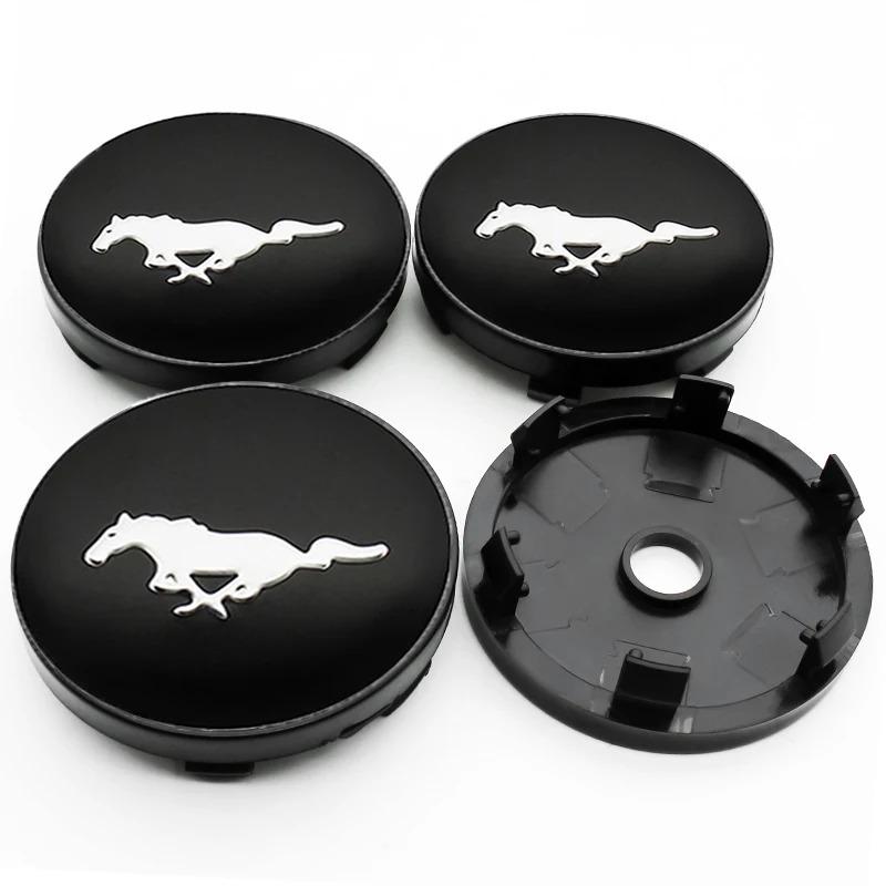 AACF1 4pcs 56mm 60mm Wheel Center Caps Hub Badge Car Rims Cover Hubcap Sticker For Ford Fiesta Ranger Mondeo Escape Ecosport Explorer