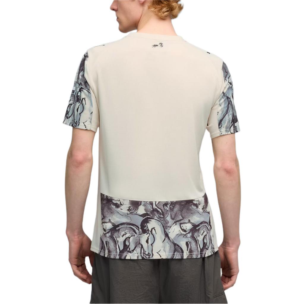 Puma Printed Short Sleeve Football Shirt Men tops 785894-02
