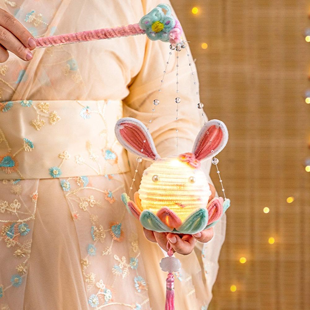DIY Material Package Lotus Lantern Goldfish/Rabbit Lantern Material Package  Kids Gift
