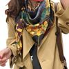Bright Happiness Tree Silk Scarf Women'S Spring And Autumn Versatile 110 Satin Square Scarf Mulberry Silk Scarf Shawl