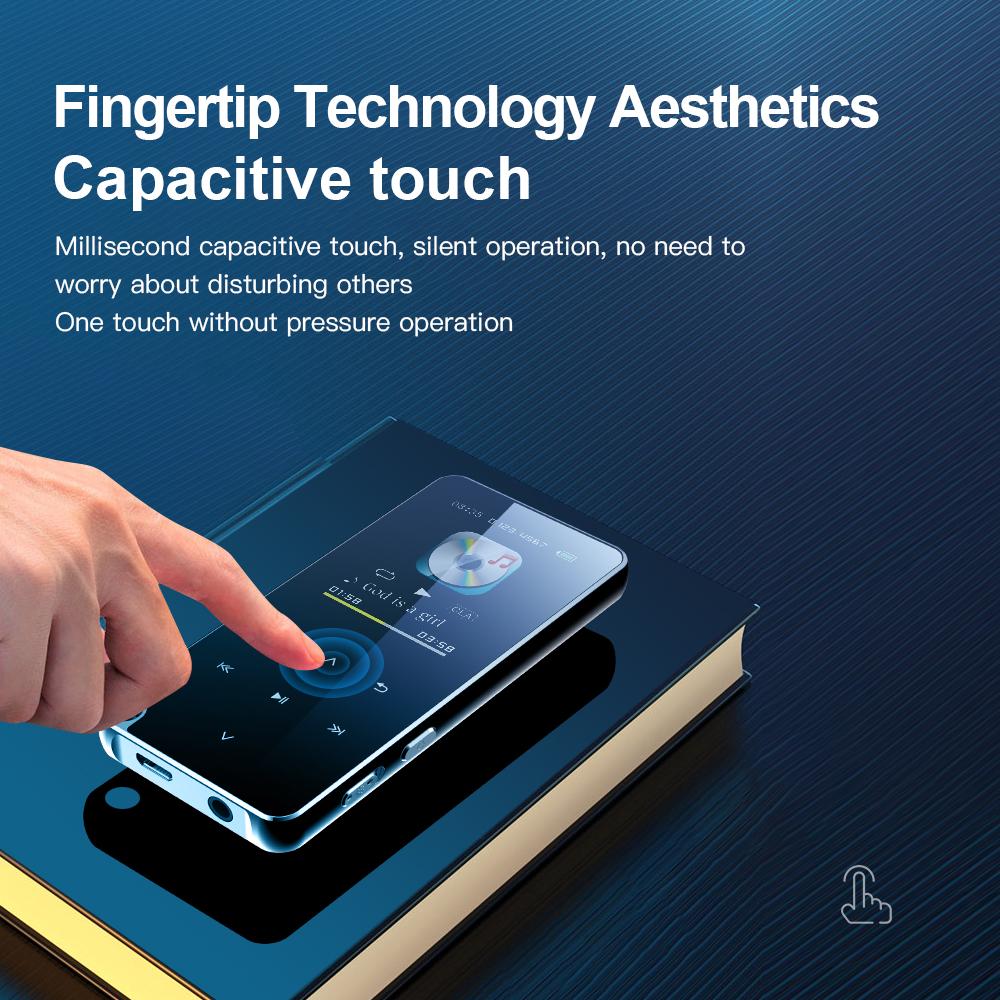 4GB / 8GB / 16GB / 32GB / 64GB / 128GB 1,8-Zoll-Bildschirm MP3-Musikplayer MP4 Bluetooth Walkman E-Book Radio Sprachaufnahmegerät