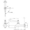 TOTO Horizontal Faucet (lever Type, Body Length) T23BQ13C