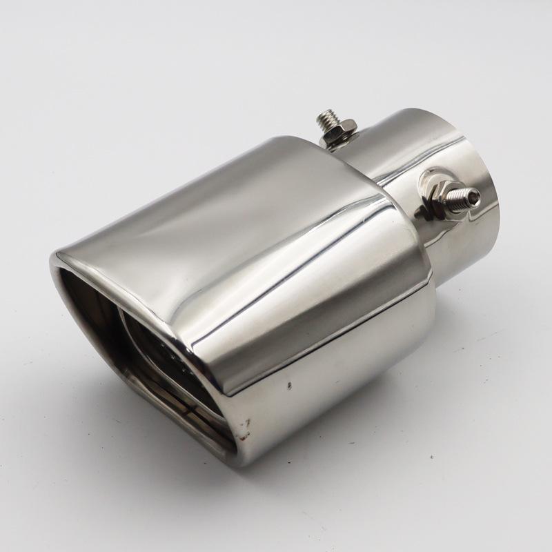 Stainless Steel Exhaust Tailpipe: Compatible with 4.8-5.4CM Original or Modified Cars
