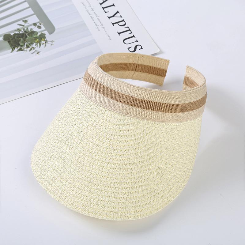 Summer Cool Hat New Empty Top Grass Hat Outdoor Mountaineering Sunscreen Hat Women's Sunscreen Hat