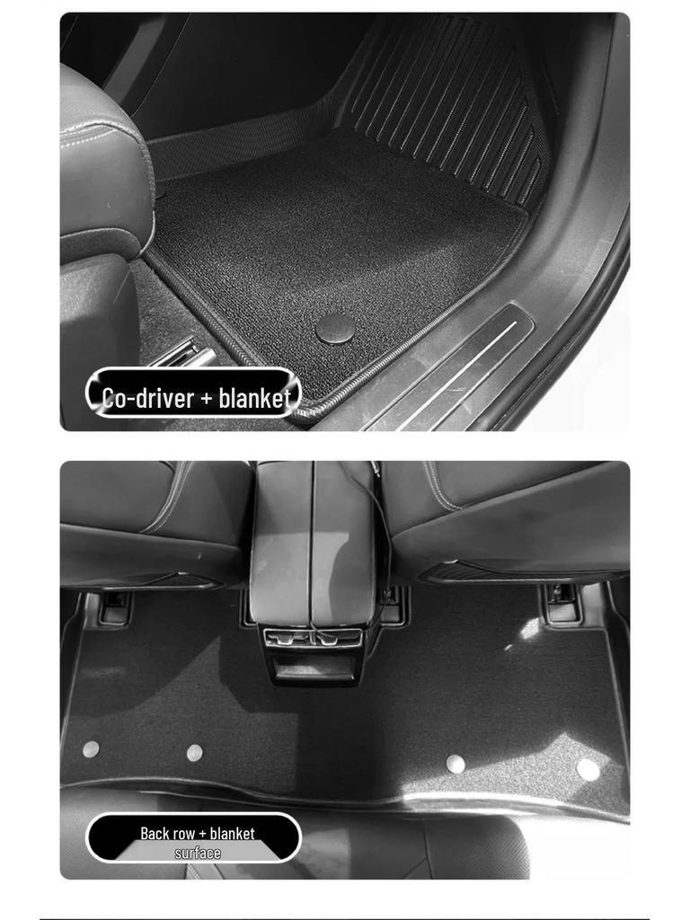 Odorless Waterproof TPE Floor Mats for 2015-2024 Toyota Hilux Pickup, LHD/RHD