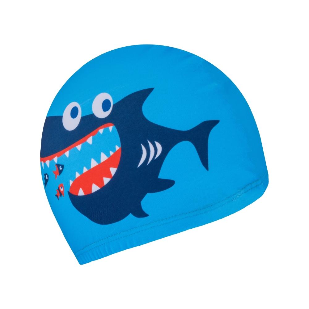 Aqua-Sport Czepek Junior Polyester Printed Shark Blue As8630