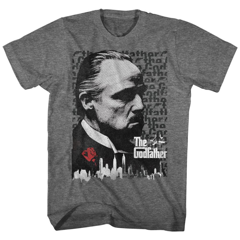 The Godfather Movie Name Repeat City Sihlouette Don Corleone Men T Shirt S