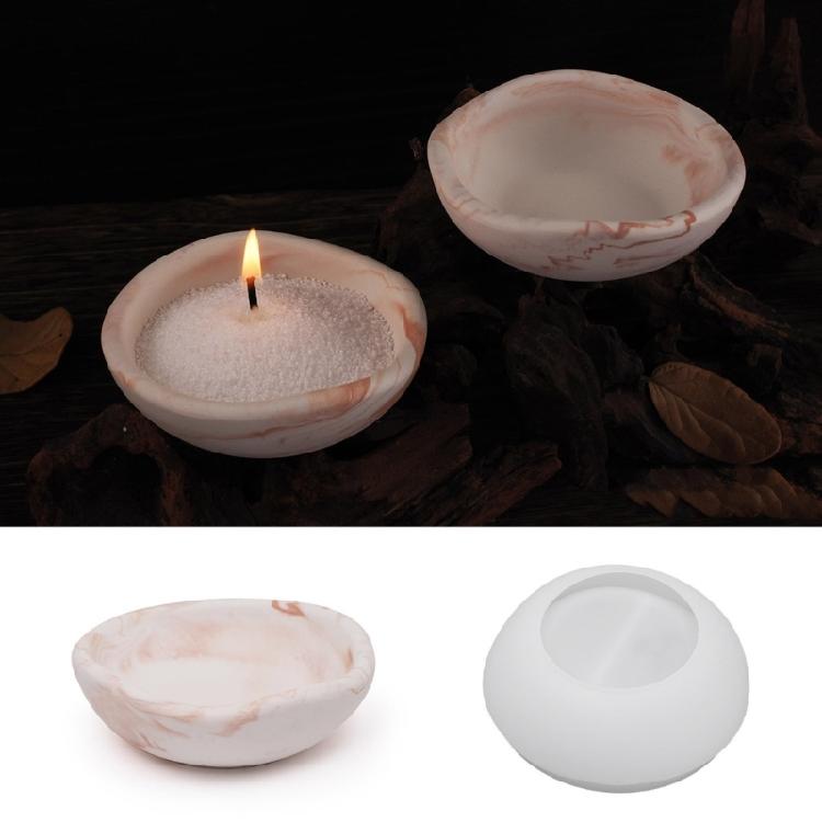 Irregular Bowl Candle Cup Molds Flowerpots Silicone Molds Plaster Molds Epoxy Resin Molds Castings Molds