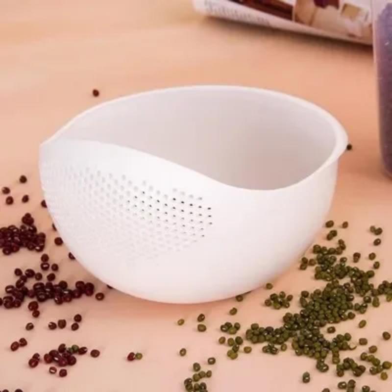 1pc Rice Sieve Kitchen Drain Basket with Handles Rice Bowl Strainer Strainer Basket Sink Drain Kitchen Items Kitchen Accessories