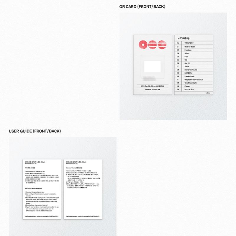 BTS ARIRANG (Weverse Alben ver.)