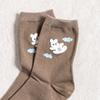 DaiSo Tactel Animal Point Women S Long SockS