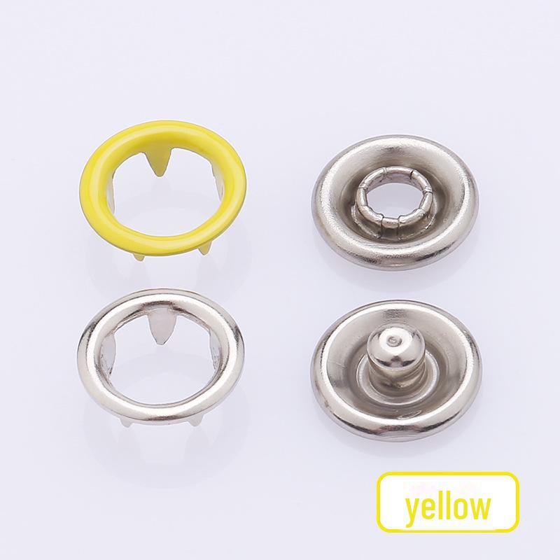 9.5MM Stainless Steel Colorful Baby Clothes Snap Button