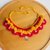 New Year Neckwear: Pet Gaiter & Scarf for Cats & Dogs - Festive Knit Collar for Chinese New Year